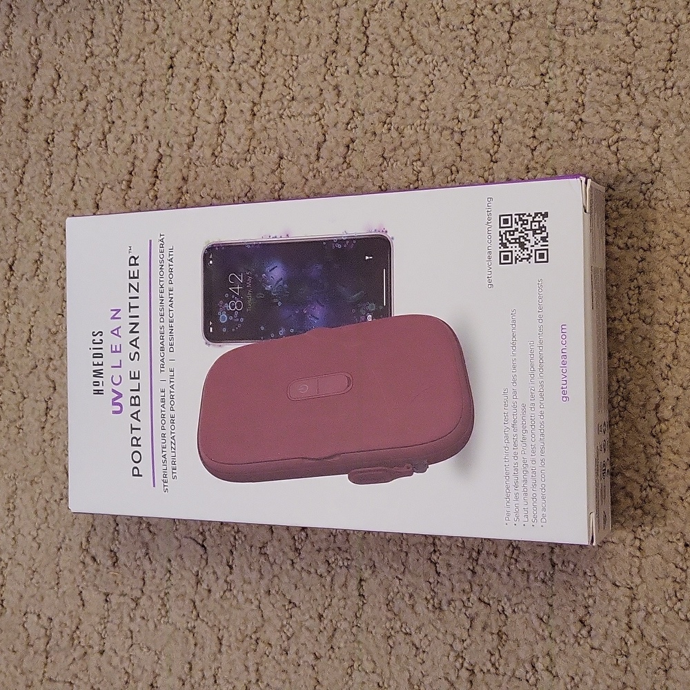 New Homedics UV Clean Portable Sanitizer